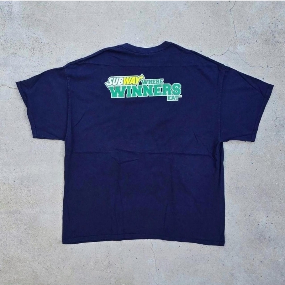 Vintage Patroits Championship Tee Subway Winners Promo Made in USA Mens Size XL